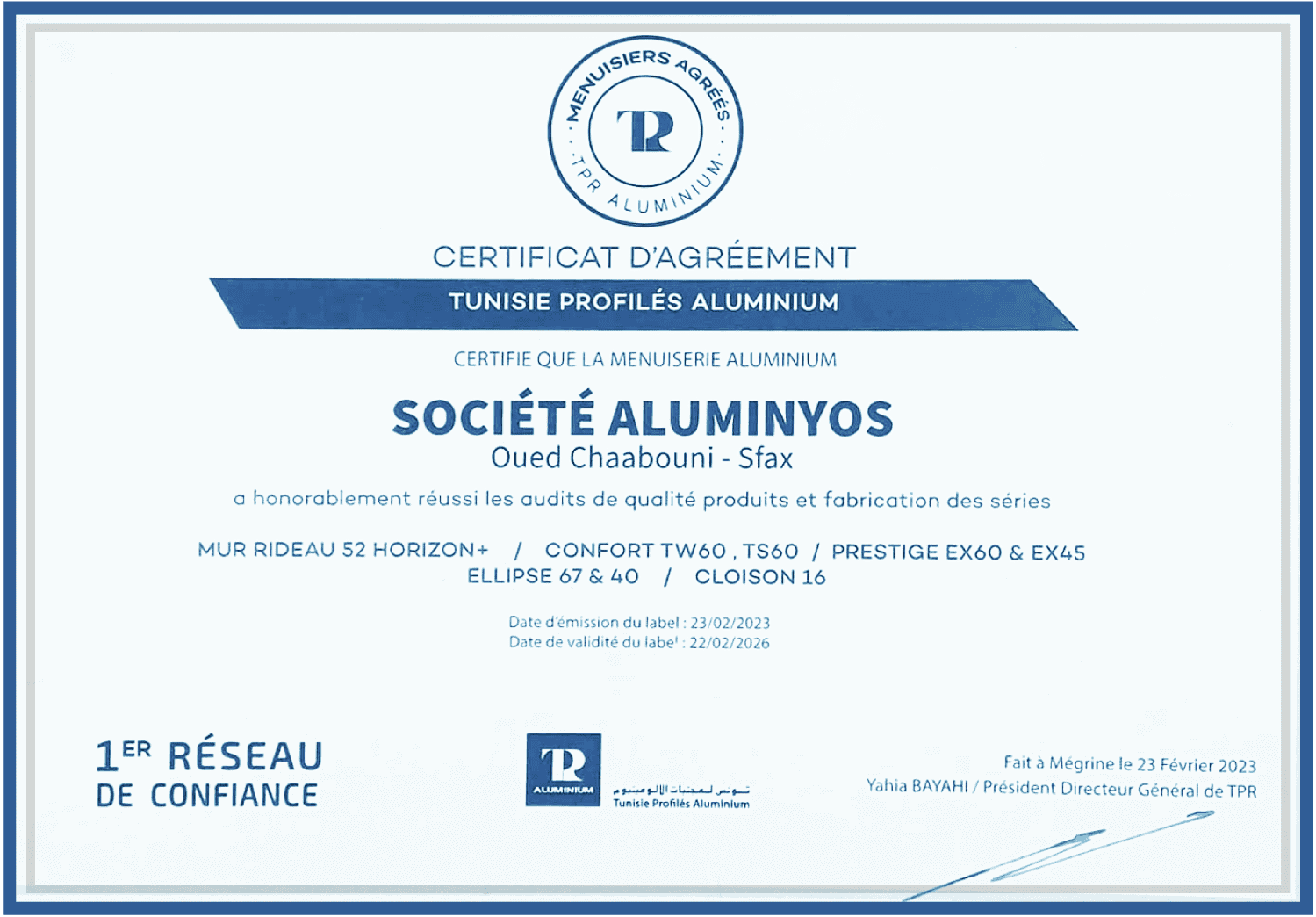 ALUMINYOS - Votre expert en menuiseries sur mesure en aluminium ALUMINYOS - Menuiseries sur mesure en aluminium et PVC